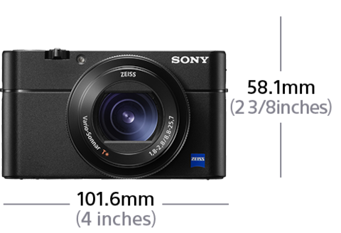 Cámara compacta RX100 V premium con sensor tipo 1.0 y rendimiento